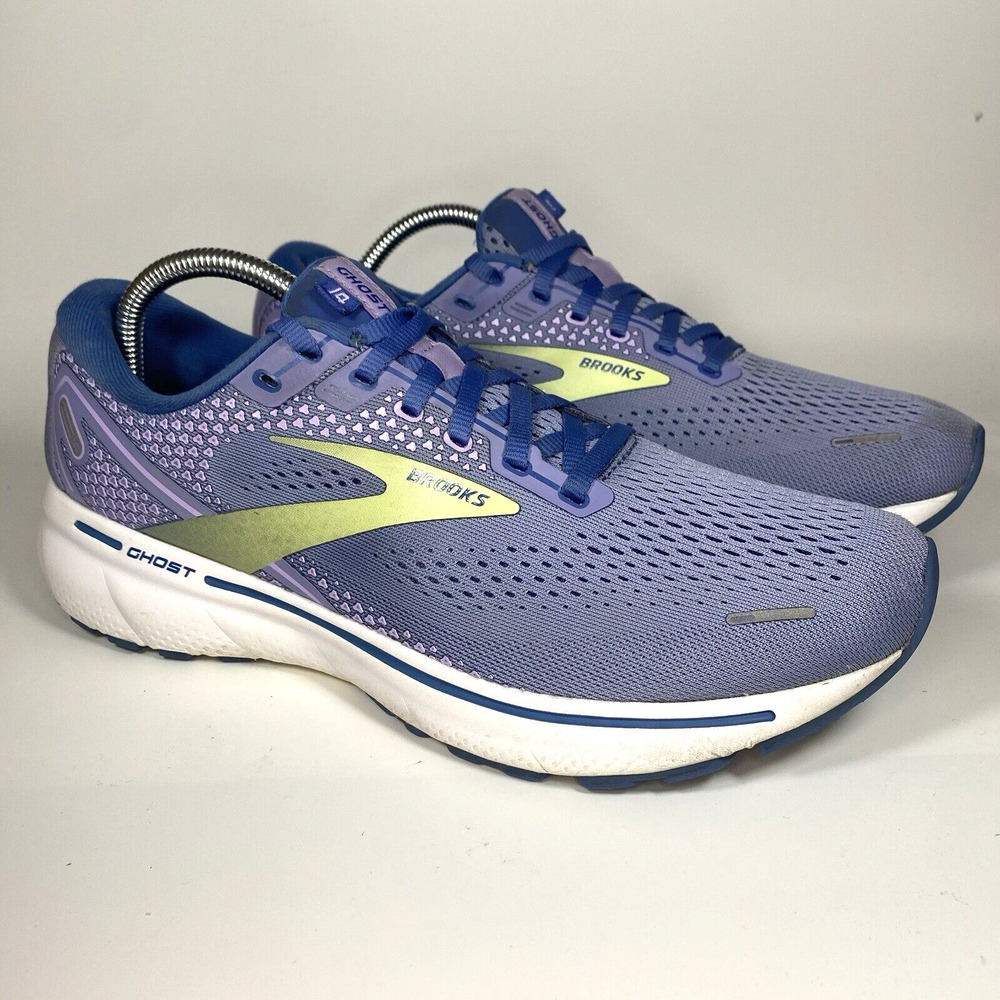 Ghost 14‎ Brooks Women Size 10.5 Medium B Running Shoe Purple Mint 1203561B544